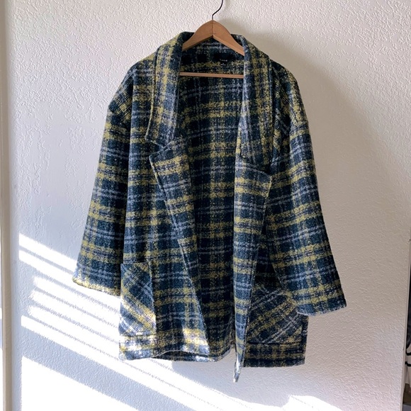 VICI Plaid Overcoat - Picture 3 of 7